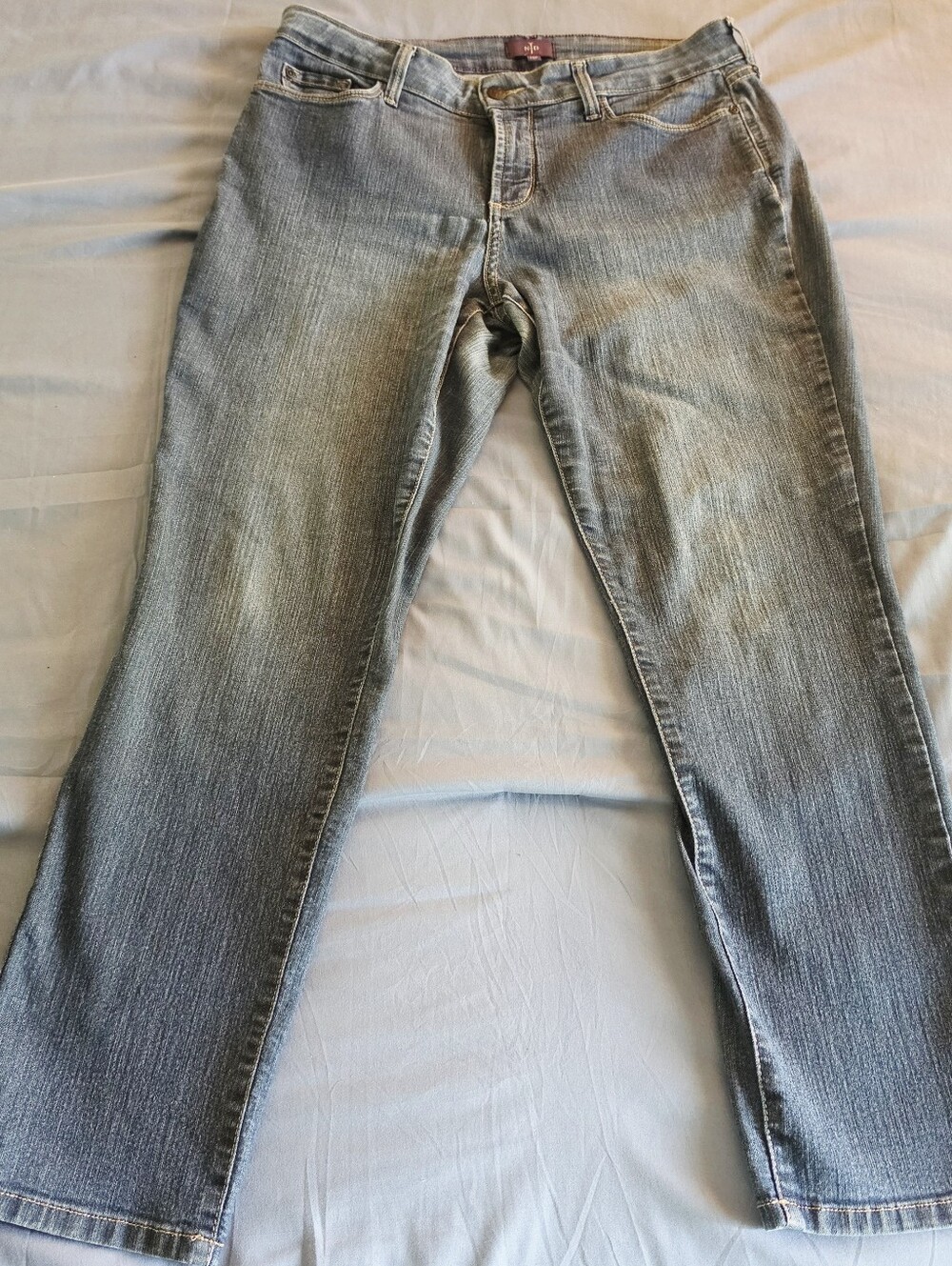 NYDJ Women's Skinny Legging Jeans Lift Tuck Technology 12P Denim Med Wash USA